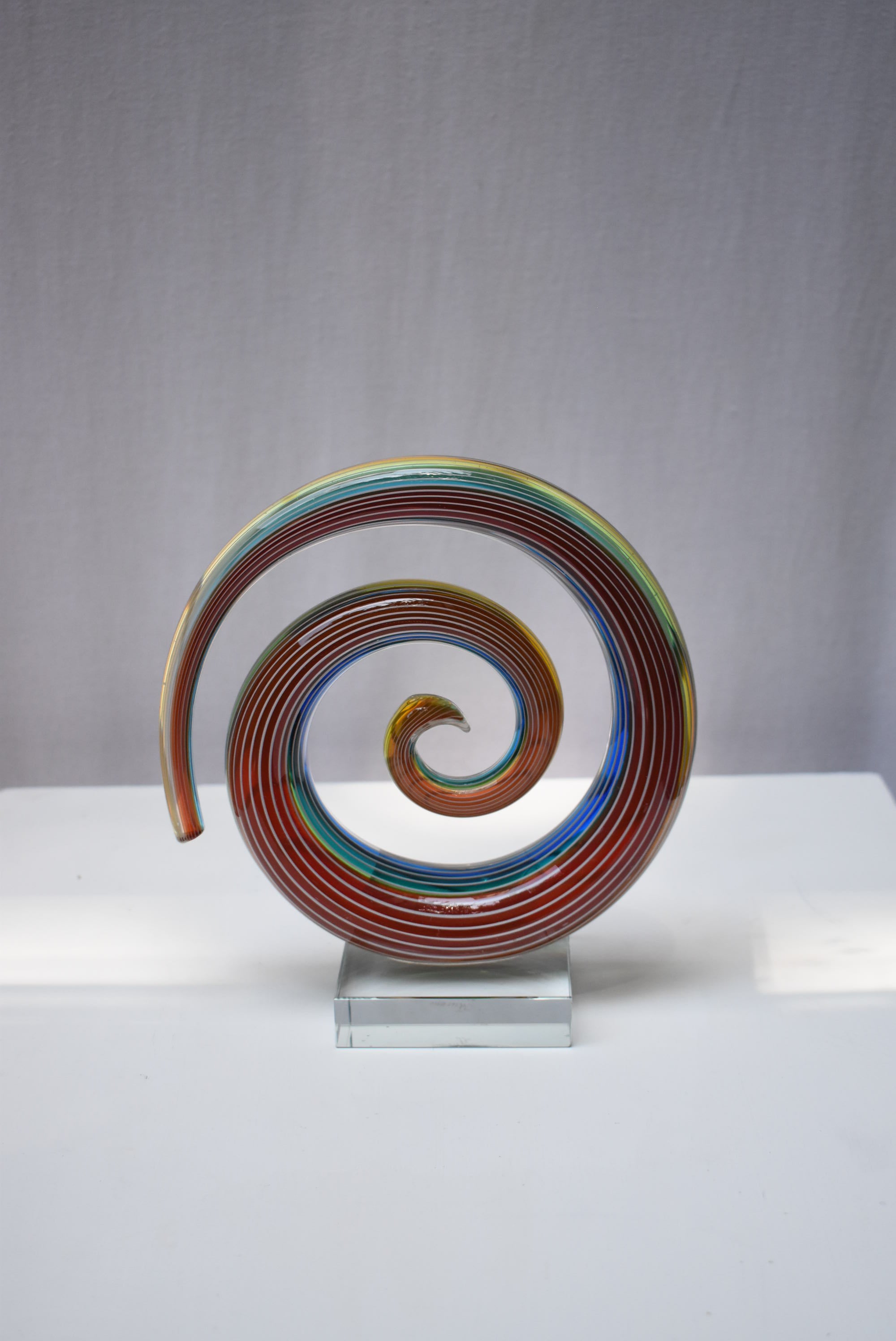 Murano Glass Swirl Art
