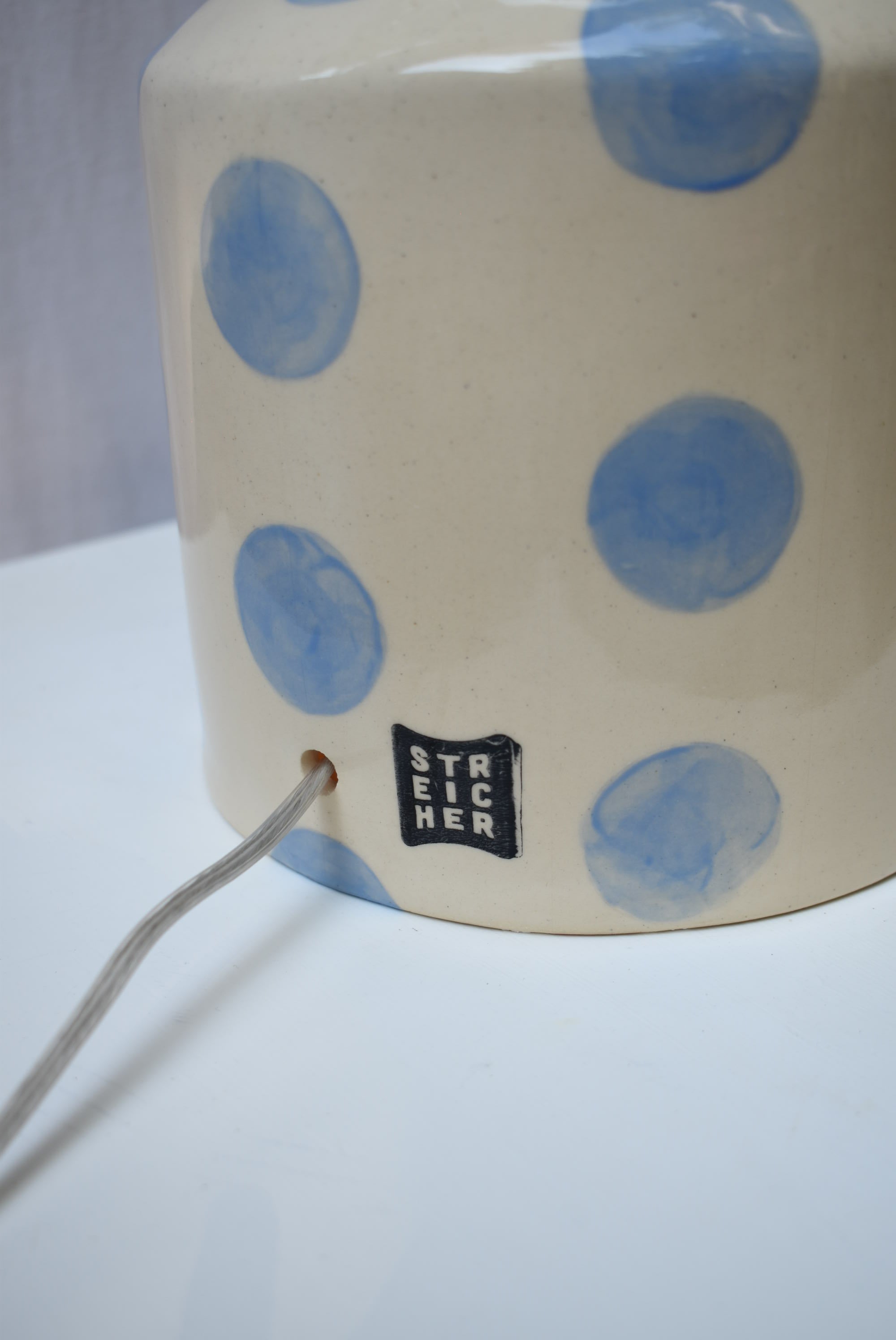 Streicher Goods Polka Dot Lamp