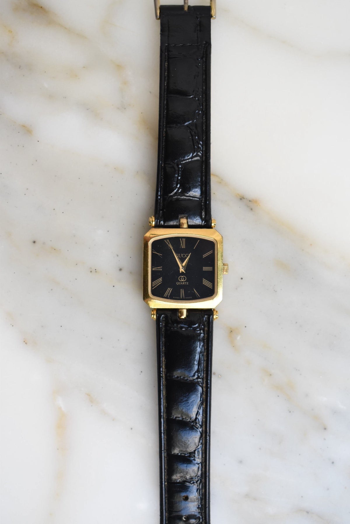 Gucci Square Gold Watch | designers collab