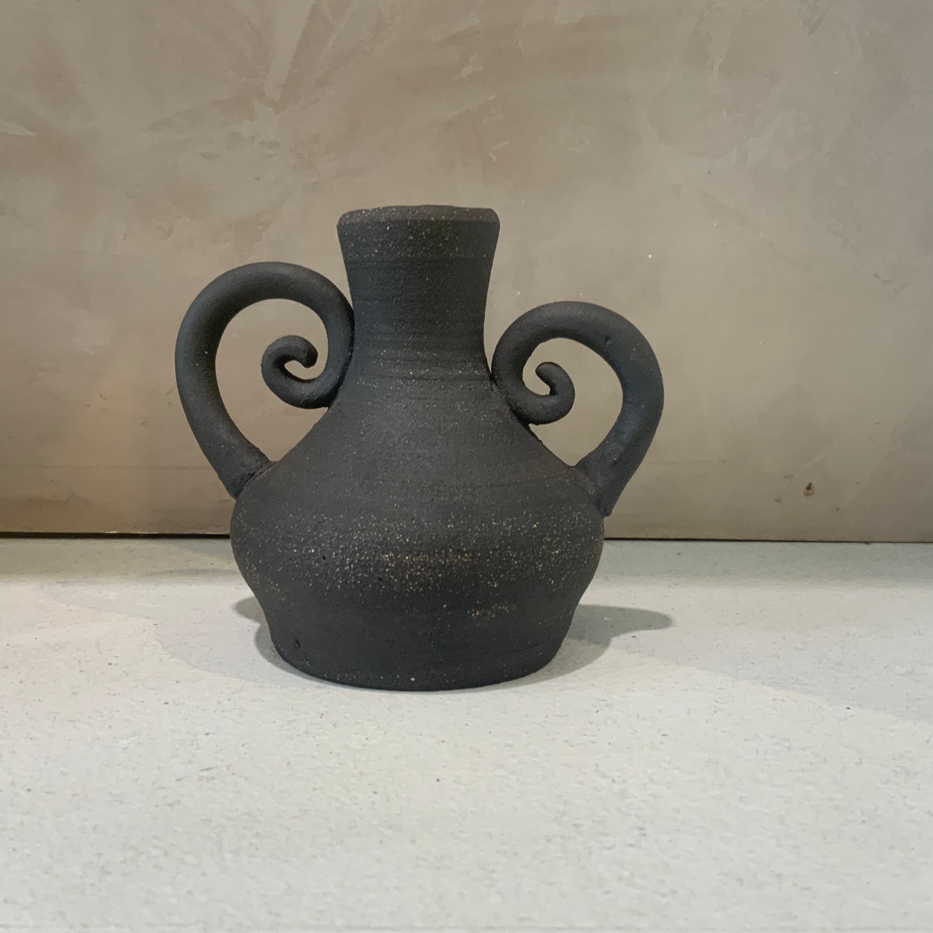 Small vase with curled handles - By Serina James
