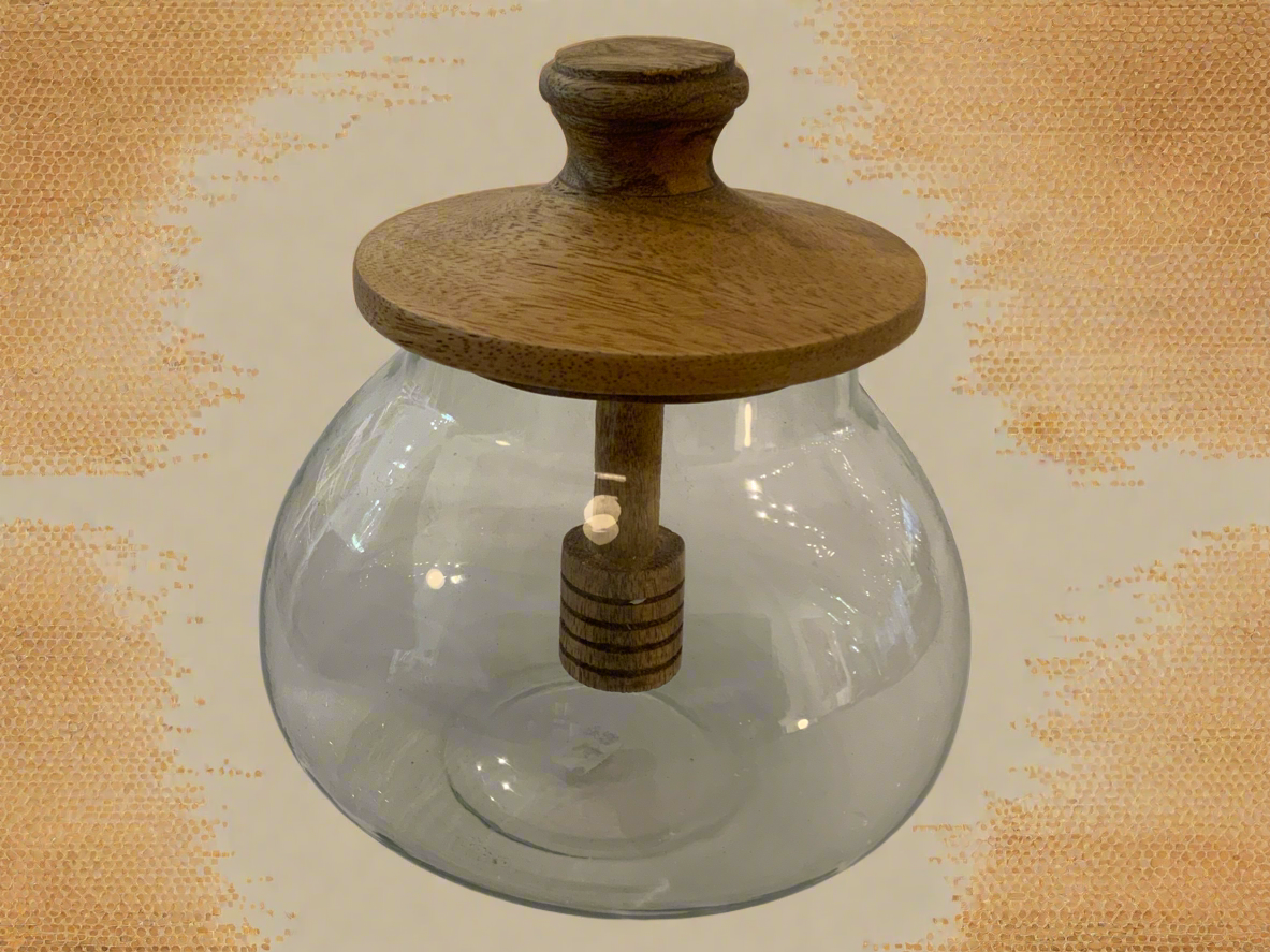 Honey dipper jar