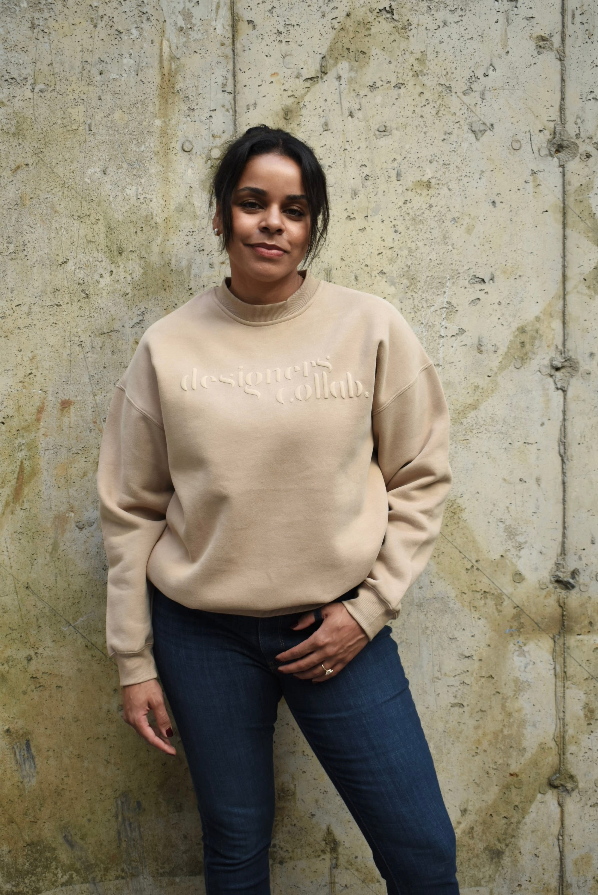 designers collab. Crewneck sweater