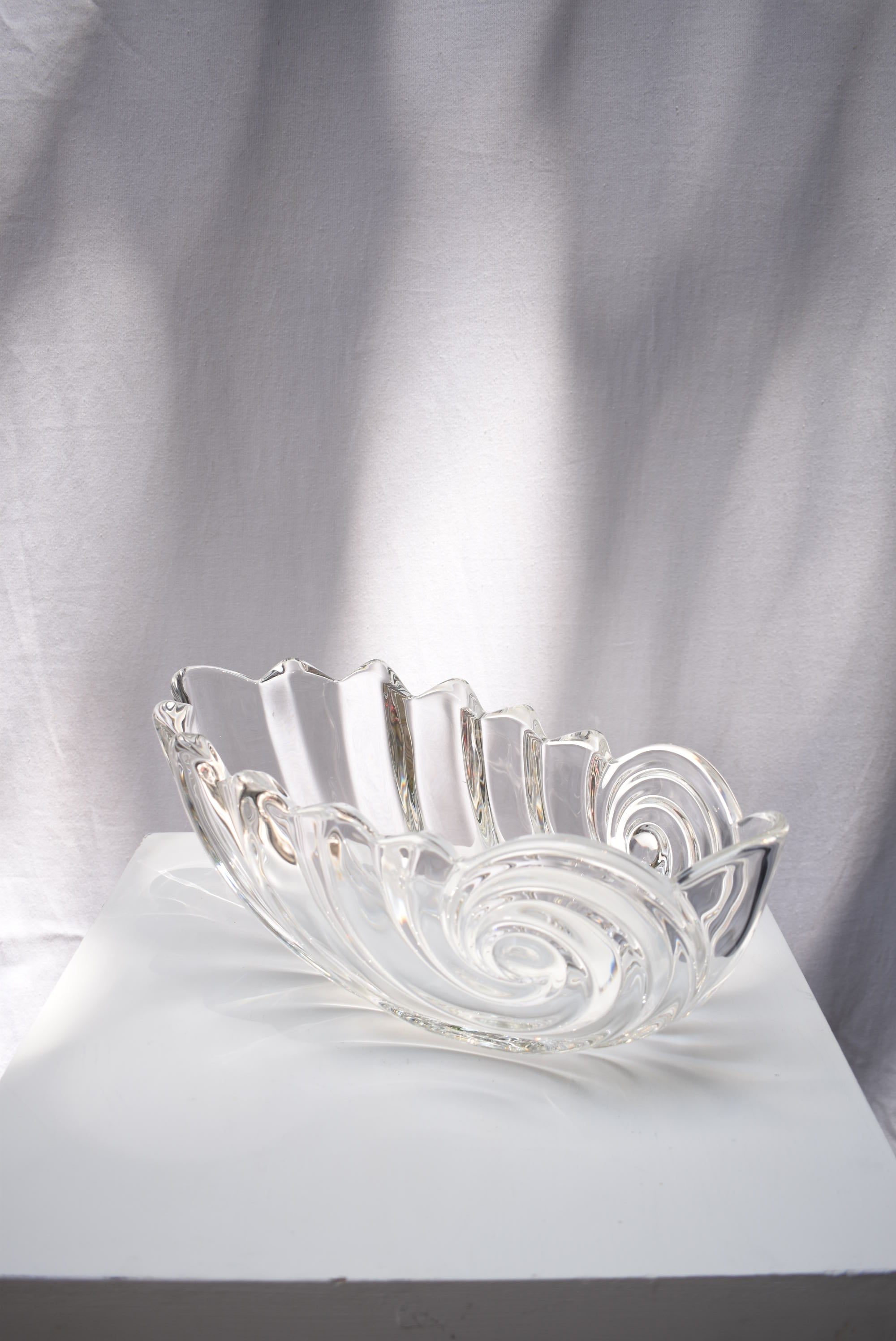 Mikasa Crystal Shell Bowl