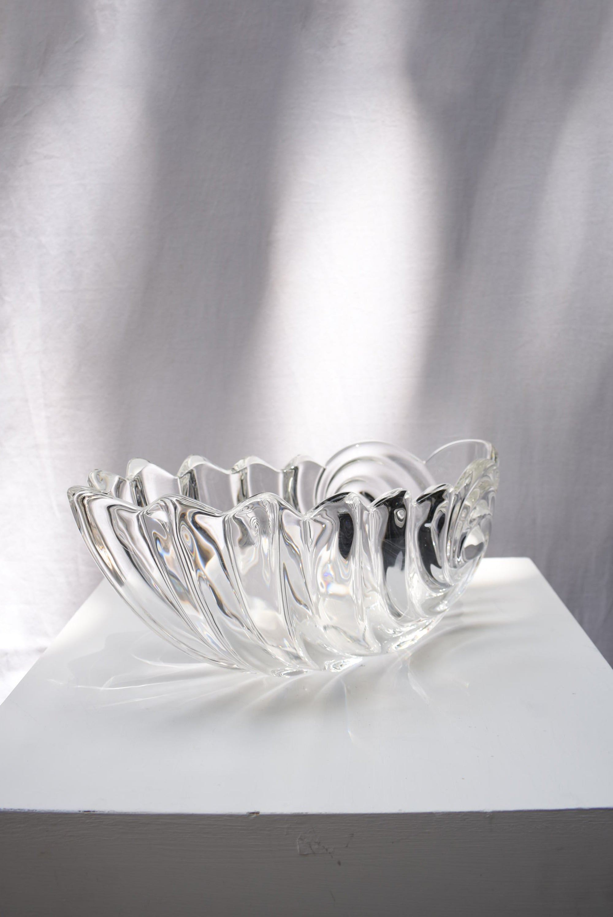 Mikasa Crystal Shell Bowl