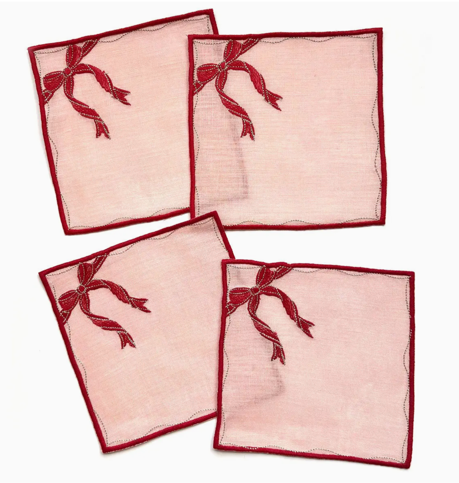 Gift box cocktail napkins