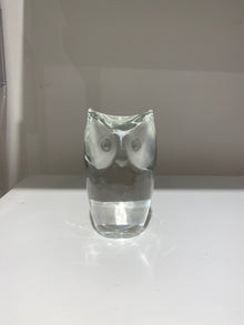  Vintage Murano Blown Glass Owl Sculpture