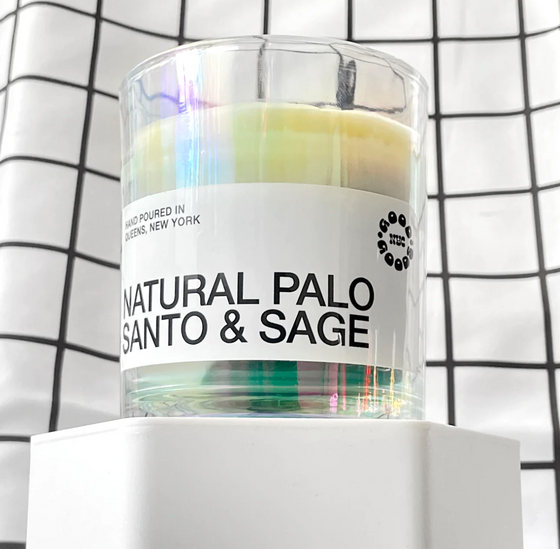 Natural Palo Santo and Sage Candle