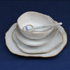 Scalloped 3-Piece Dinner Set