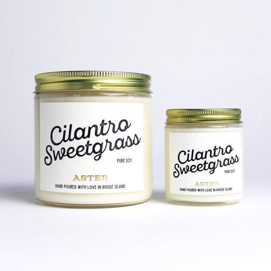 Cilantro Sweetgrass Candle
