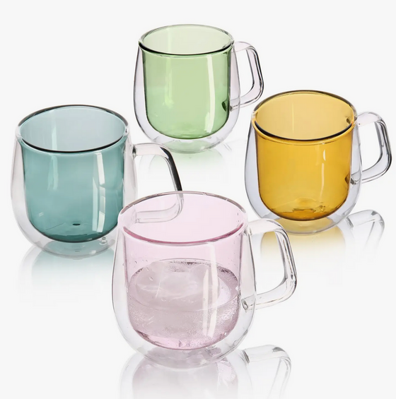 Colorful Double Walled Glass