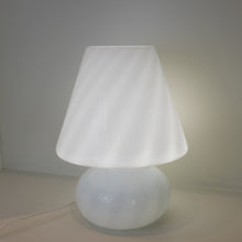  Vintage Murano White Lamp